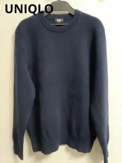 UNIQLO ネイビー クルーネックセーター M