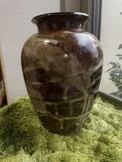 前田泰昭 有田焼 花瓶 フラワーベース 陶器 磁器 陶磁器 窯変 金