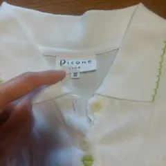 ピッコーネ/Picone ★半袖ポロシャツ ホワイト サイズ3のサムネイル
