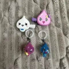 しずくちゃん ガチャガチャ 前髪クリップ めじるしアクセサリー