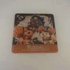 ポケモンカフェ ハロウィン コースター ロコン フォッコ ゾロア
