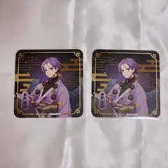 ブルーロック 御影玲王 天狗茶亭 スマイルベースカフェ コースター 2枚セット