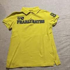 PEARLY GATES ポロシャツ イエロー サイズ1