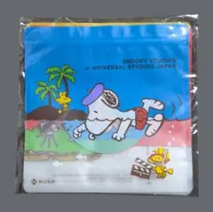 スヌーピー マチ付きジッパーバッグ
