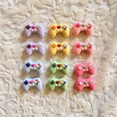 【ゲーム女子】コントローラー チャーム 5色セット デコパーツ 推し活 y2k