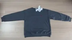 【新品タグ付】US POLO 裏起毛 グレー 4Lサイズ スウェット 赤ロゴ刺繍