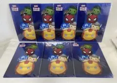 マーベル　marvel ツムツム　下敷き　7枚　未開封品