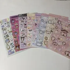 サンリオキャラクター シールシート 8枚セット