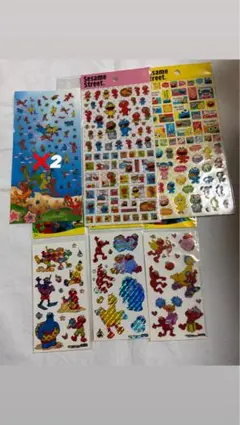 セサミストリート シール　7セット