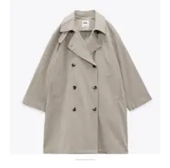 ZARA オーバーサイズ　トレンチコート