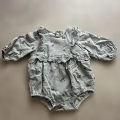 petit main 花柄刺繍ロンパース 80cmのサムネイル