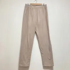 【ユニクロ】UNIQLO カジュアルパンツ フリース ベージュ レディースL