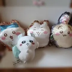 ちいかわ スフィンクスなハチワレBIGぬいぐるみ クッション3点セット
