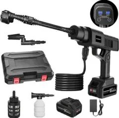 高圧洗浄機 コードレス 充電式 大容量バッテリー 強力 家庭用 10m