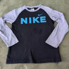 Nike 長袖カットソー Sサイズ 紺/グレー140cm