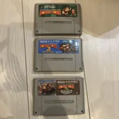 スーパーファミコン スーパードンキーコング 1 2 3 3本セット