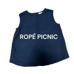 ROPÉ PICNIC ロペピクニック フレンチリネン ノースリーブ　ネイビーS