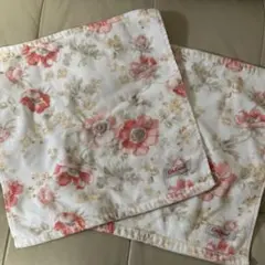 未使用 キャスキッドソン 大判 タオルハンカチ 2枚 綿100%