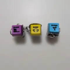 音がなるASMRスイッチ キーホルダー 3個セット