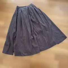 ロングスカート ダークグレーのサムネイル