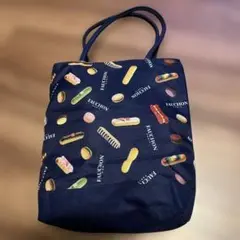 FAUCHON マカロン　スイーツ柄　エコバッグ