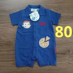おさるのジョージ　ロンパース　80cm　新品　半袖