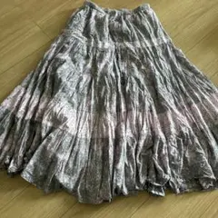 As know as de base インド綿スカート ペイズリー柄のサムネイル