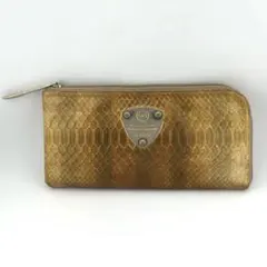 【送料無料】アタオ　L字ファスナー　ラウンドジップ　長財布　パイソン