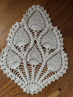 フランス アンティーク ドイリー 手編み ボビン レース 刺繍 