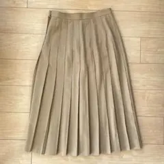 ウール　プリーツスカート 古着