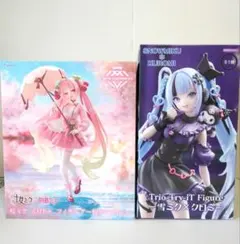 雪ミク 桜ミク フィギュア２体セット