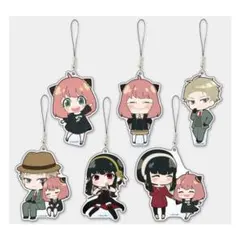 SPY×FAMILY クリアマスコット 全6種 スパイファミリー　フリュー★