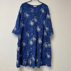 Marble SUD フクロウ柄 刺繍シャツワンピースのサムネイル