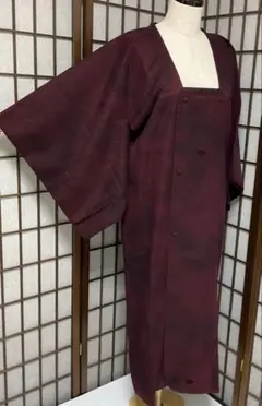 専用◯C262正絹　冬用　ビロード　輪奈コートロング　着物