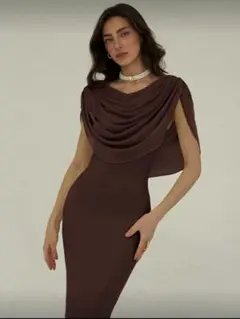 お呼ばれドレス　結婚式　 ロングワンピース