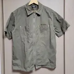 【送料込】XLARGE ワークシャツ オリーブ