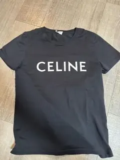 美品✨CELINE セリーヌ 半袖Tシャツ センターロゴ ブラック L - メルカリ