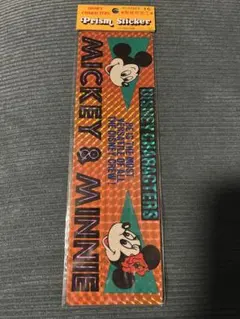 ミッキー & ミニー ステッカー