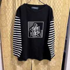 PHINGERIN プリントロンT 袖切替えのサムネイル