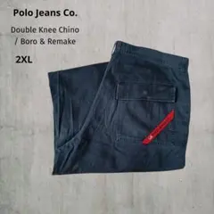 ボロ90sPoloJeansCo.ラルフローレンダブルニーチノ38×32黒y2k