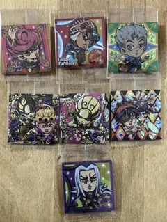 ジョジョの奇妙な冒険 黄金の風 シールウエハース 7枚セット　メルカリ便