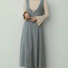 ラグナムーン LAGUNAMOON メランジ　ジャンパースカート