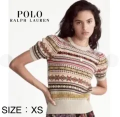 希少⭐︎ラルフローレン 半袖ニット セーター カシミヤ混