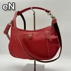 ✨美品✨ eN オールレザー ハンドバッグ ショルダーバッグ 2way おしゃれ