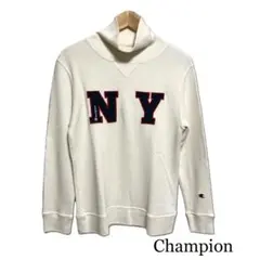 チャンピオン ＮＹロゴ コットンワッフル素材長袖タートルネック Ｌサイズ