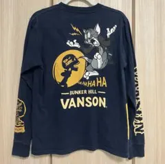 Vanson バンソン×トムとジェリー コラボ 長袖Tシャツ Mサイズ