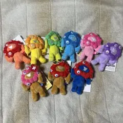 ミャクミャク ボールチェーンマスコット 推しカラー 日焼け ノーマル　9体セット