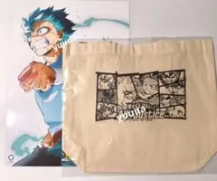 ジャンプフェスタ　ヒロアカ　非売品　ノベルティ　トートバッグ 下敷き　原画展