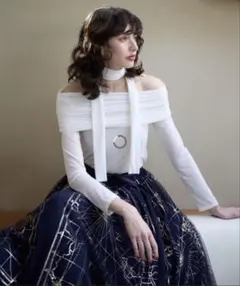 eimyistoire シアーオフショルトップス