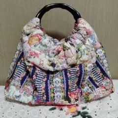 巾着トートバッグ ハンドメイド ジョリーフルール メゾンドクチュール